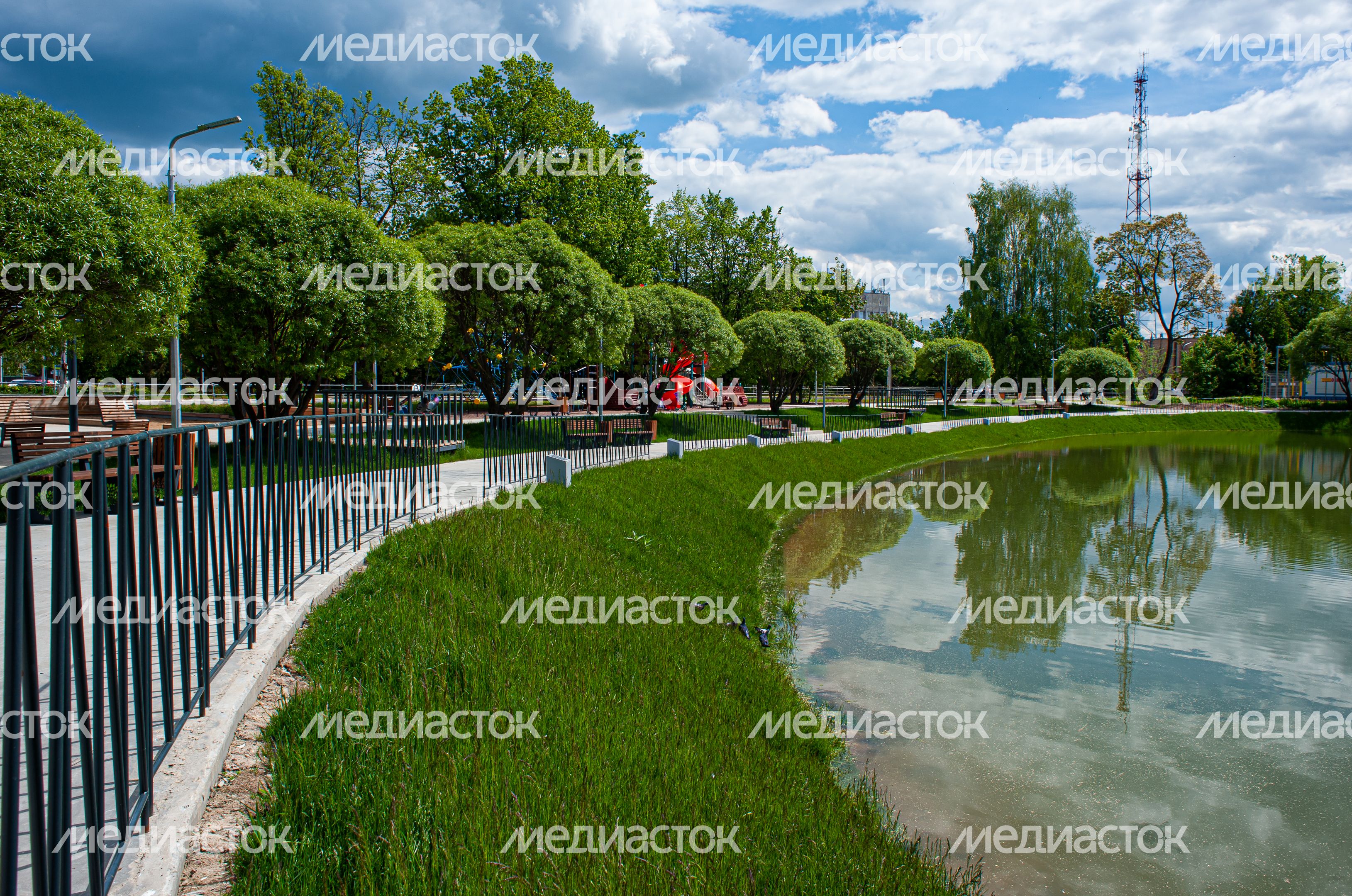 Весенние виды города Руза