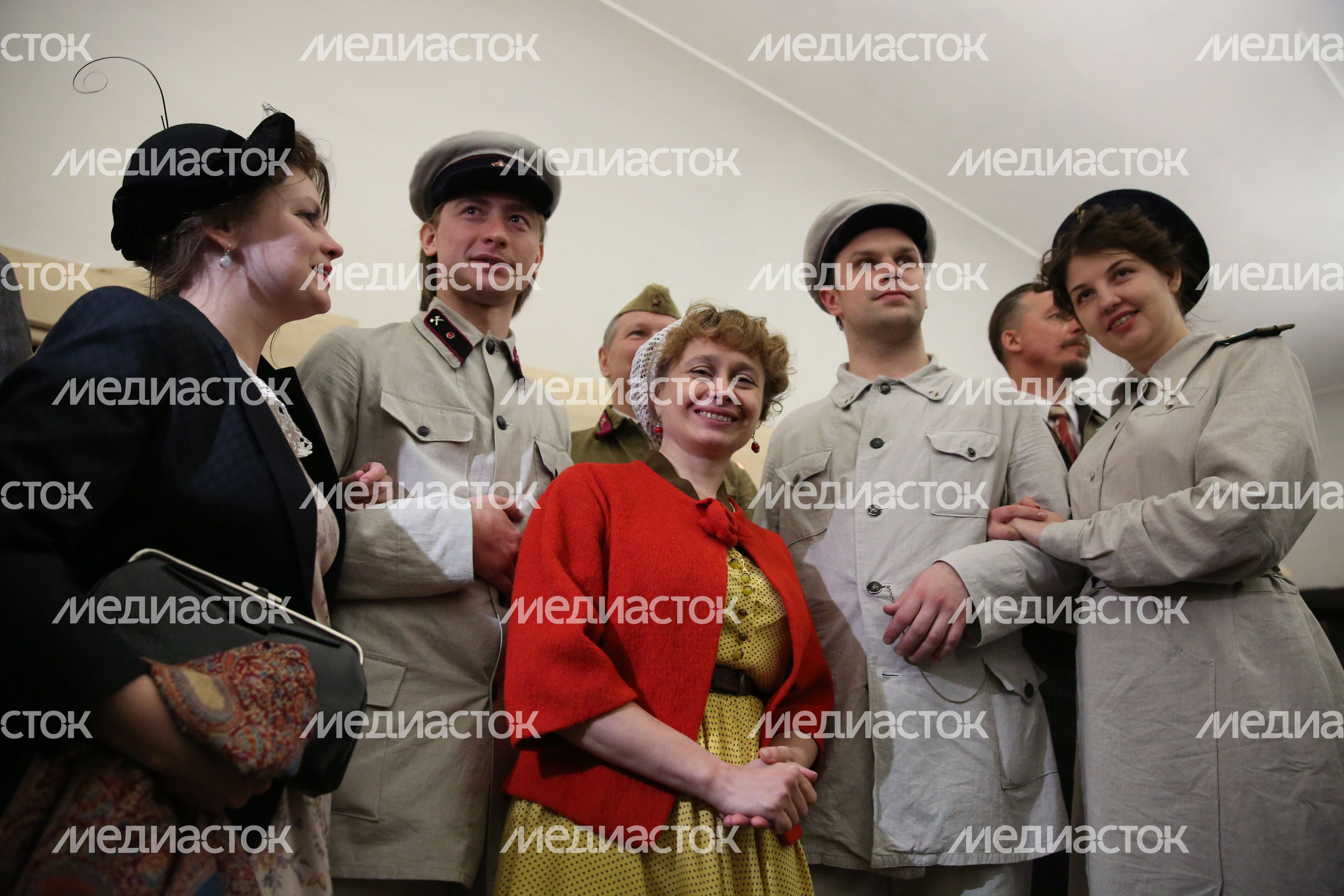 Ночной оперный концерт на станции метро «Кропоткинская» в Москве