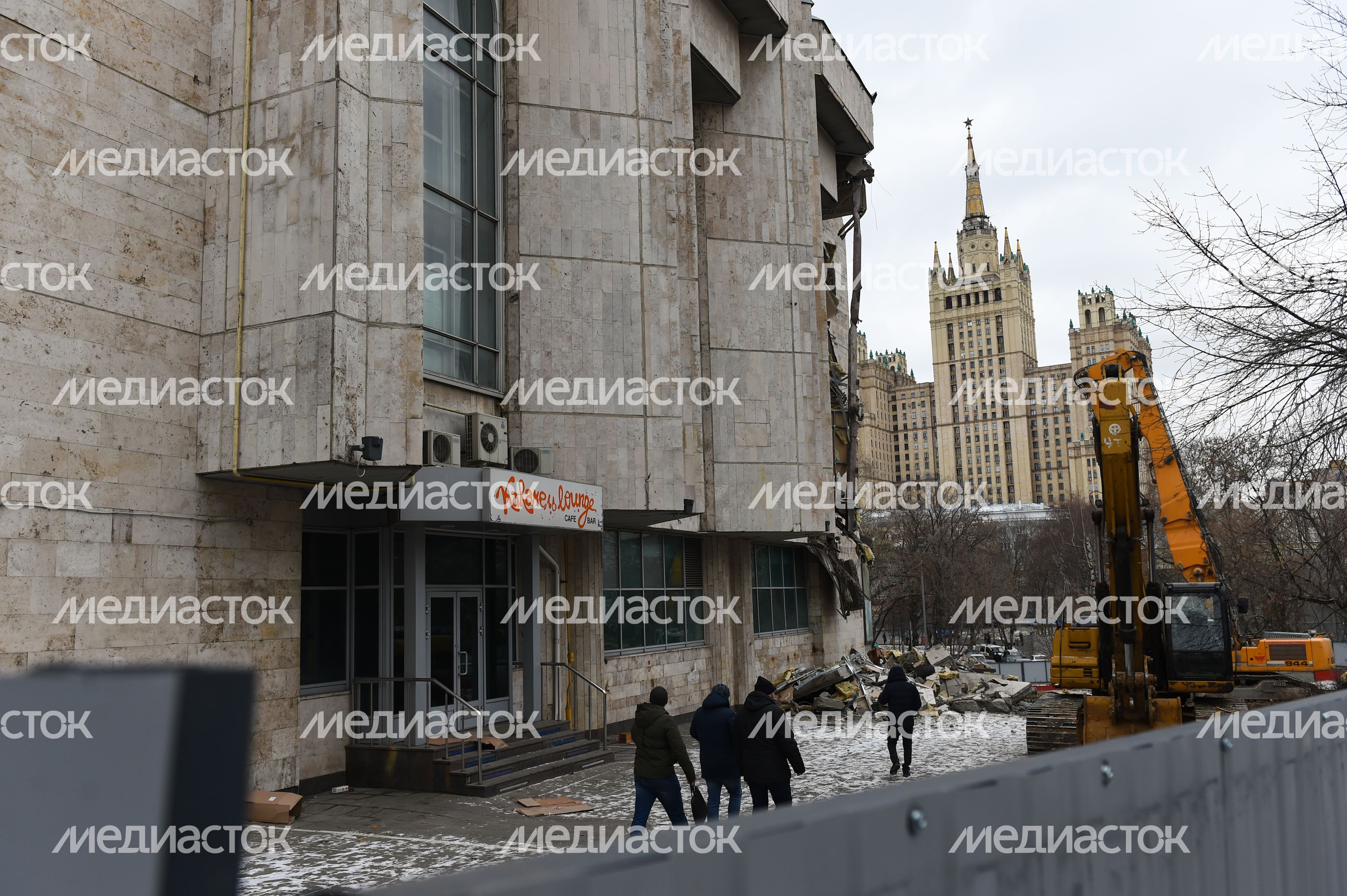 Снос кинотеатра «Соловей» в Москве