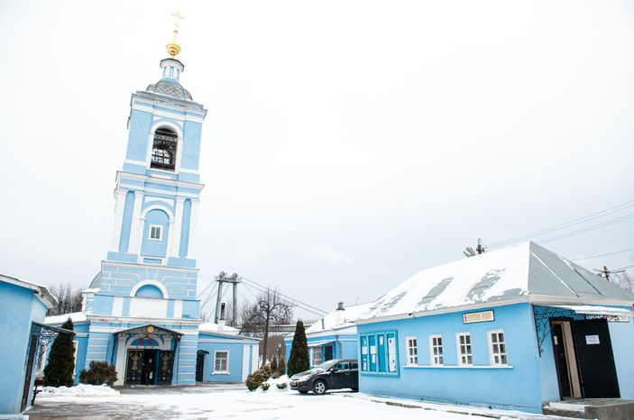 Зимние виды города Воскресенск