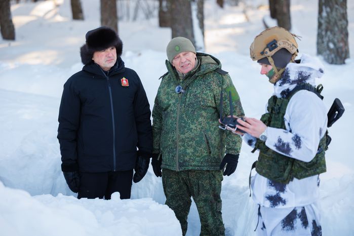 Андрей Воробьев посетил полигон в Московском высшем общевойсковом командном училище