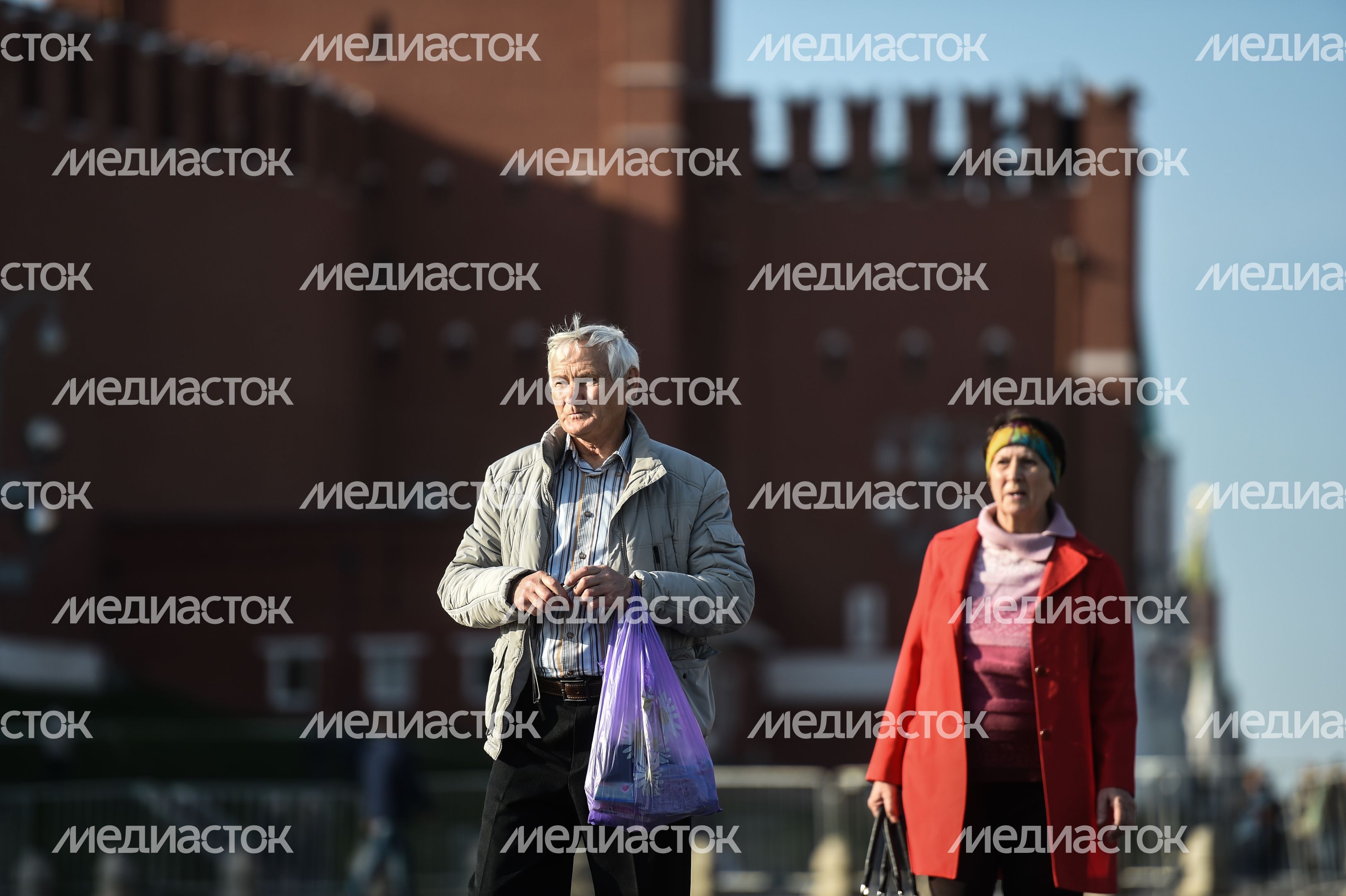 Пенсионеры в Москве