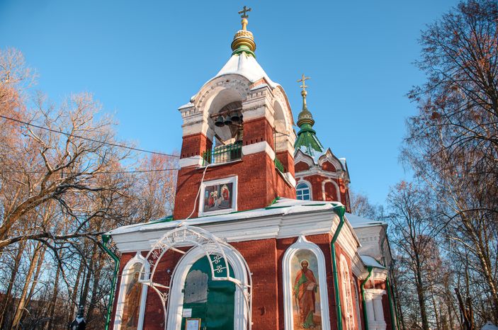 Зимние виды города Калязин