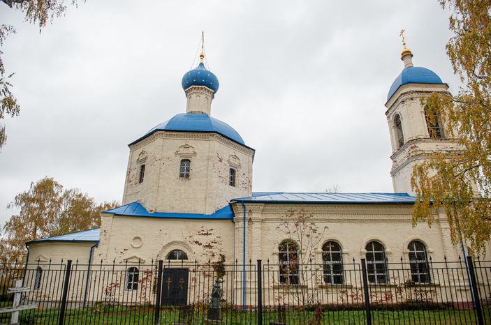 Осенние виды села Спас-Дощатый