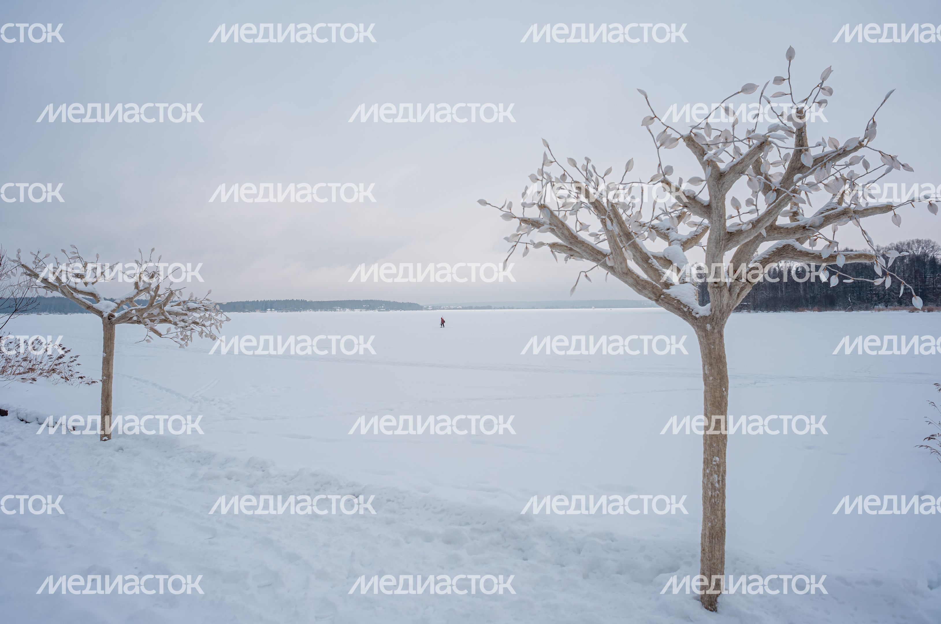 Зимние виды города Солнечногорск