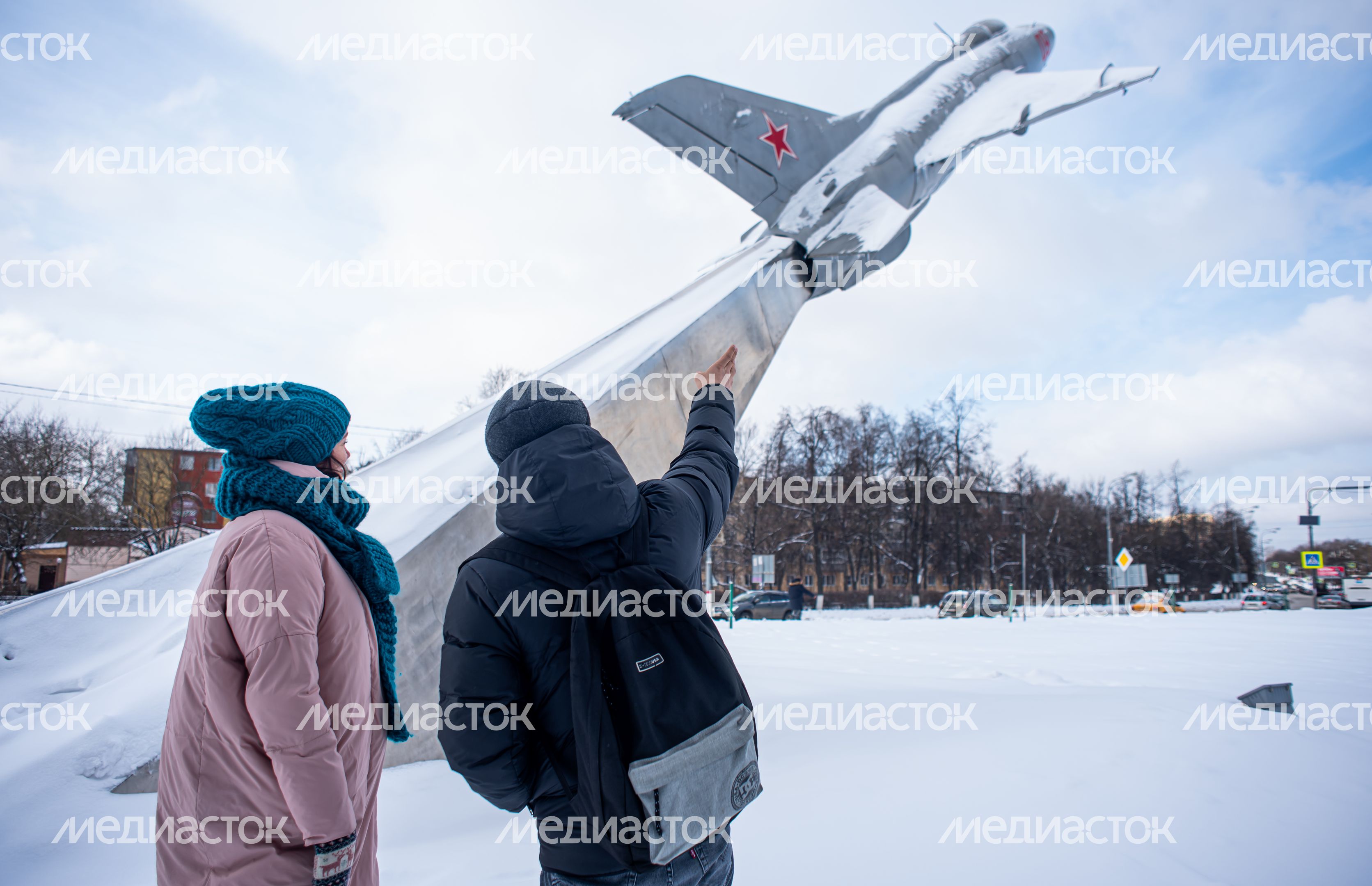 Зимние виды города Жуковский
