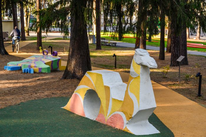 Жуковский парк культуры и отдыха осенью