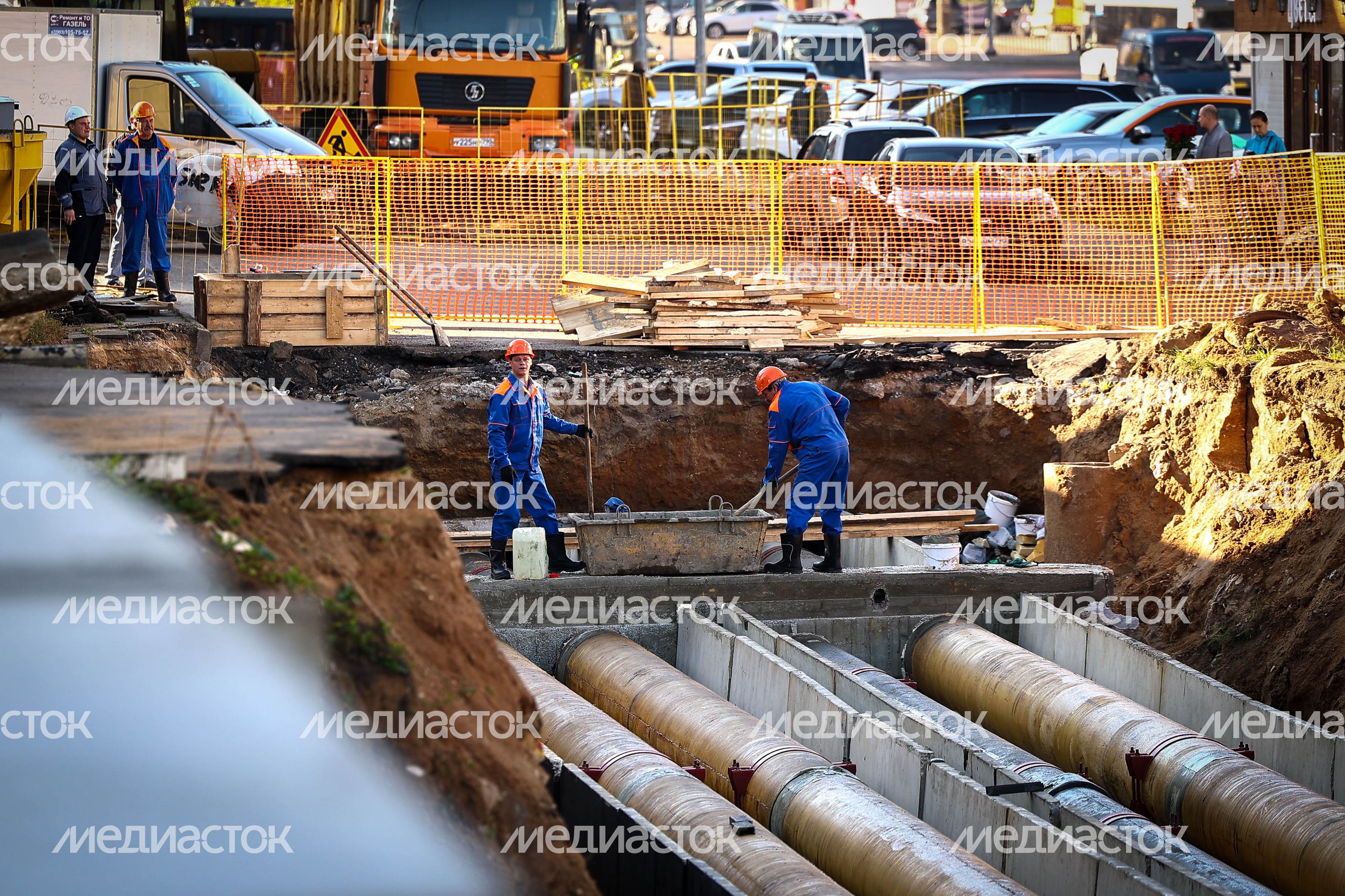 Осмотр новой котельной и реконструируемого участка теплосети в Королеве Губернатором Подмосковья