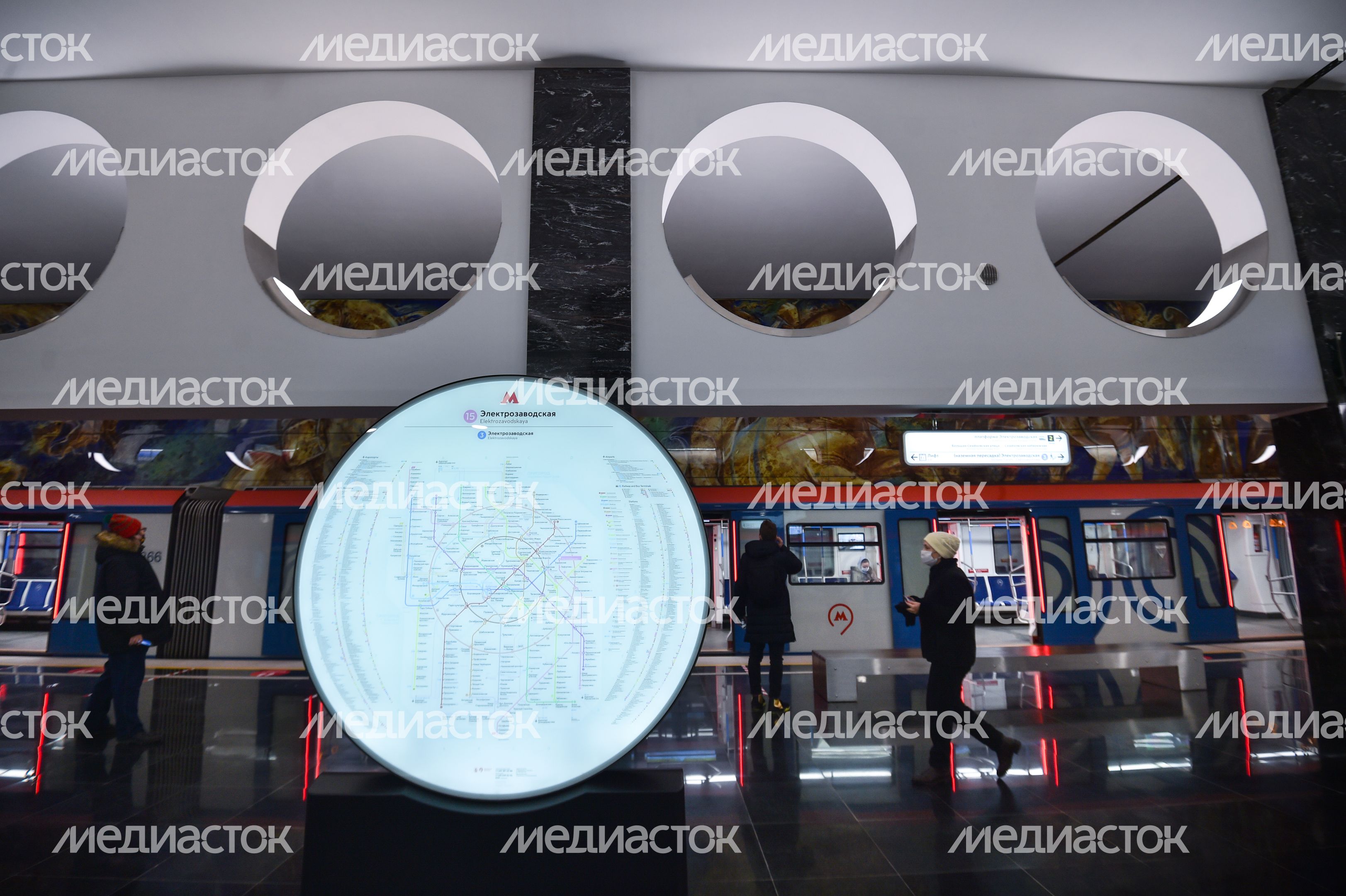 Открытие станции «Электрозаводская» Большой кольцевой линии метро