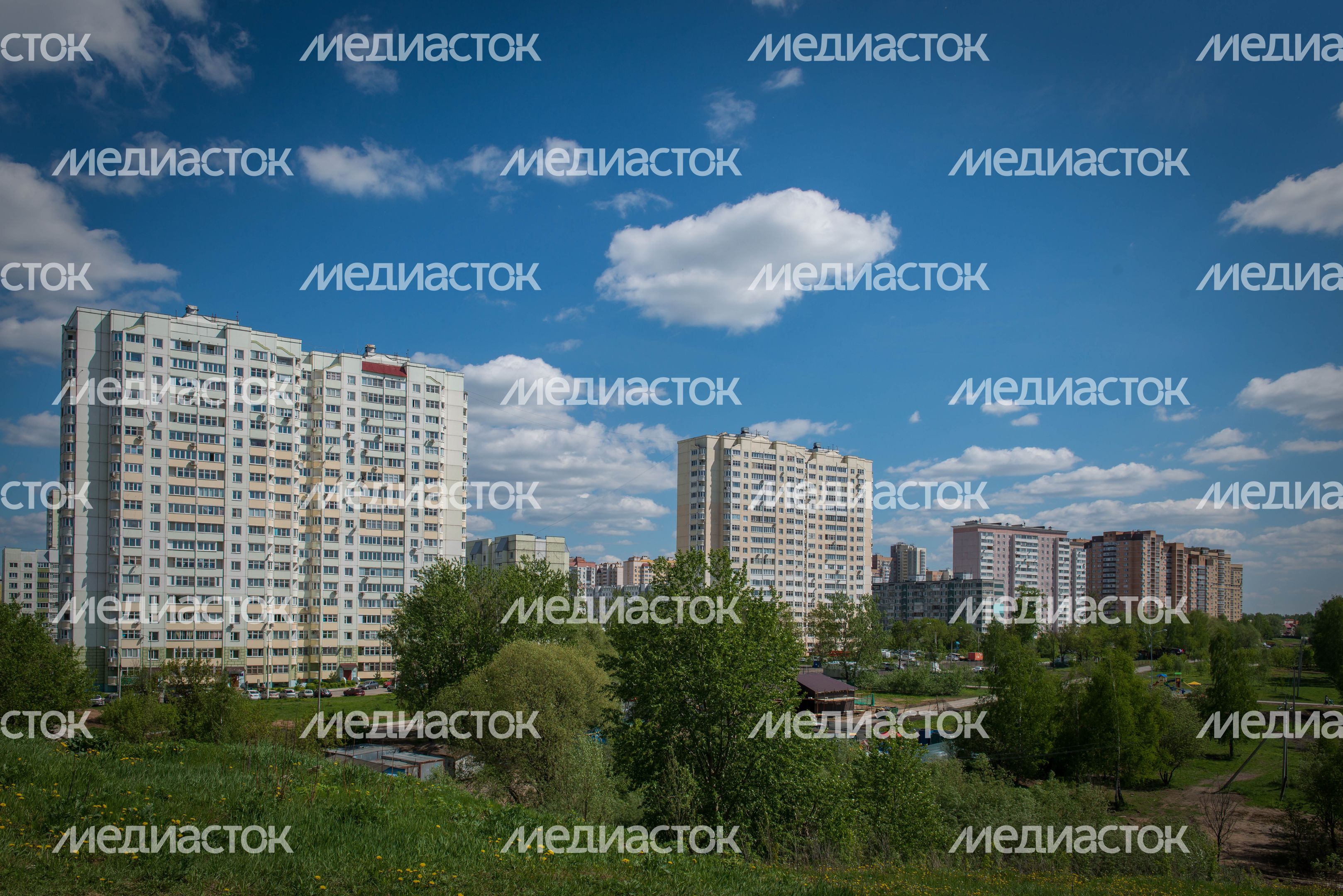 Жилые дома в Долгопрудном