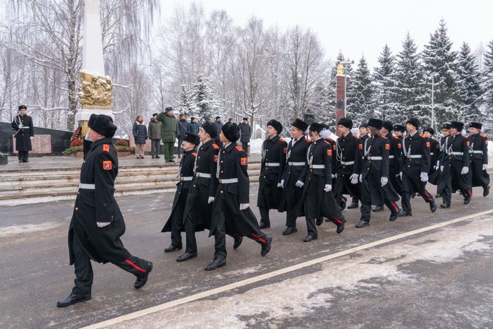 Красногорск. Митинг «Битва под Москвой» в деревне Нефедьево