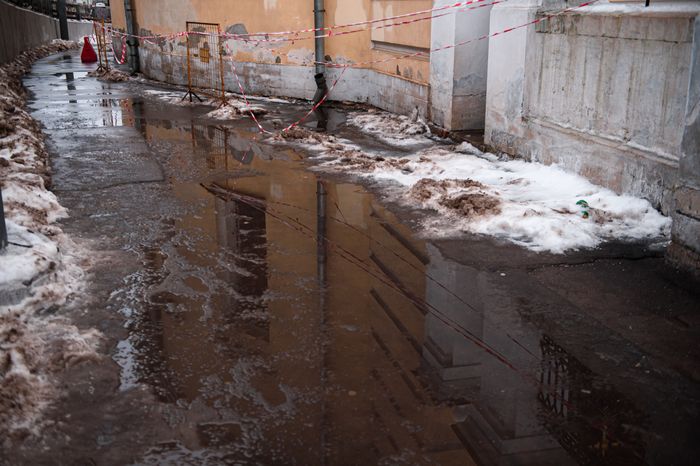 Декабрьская слякоть в Москве