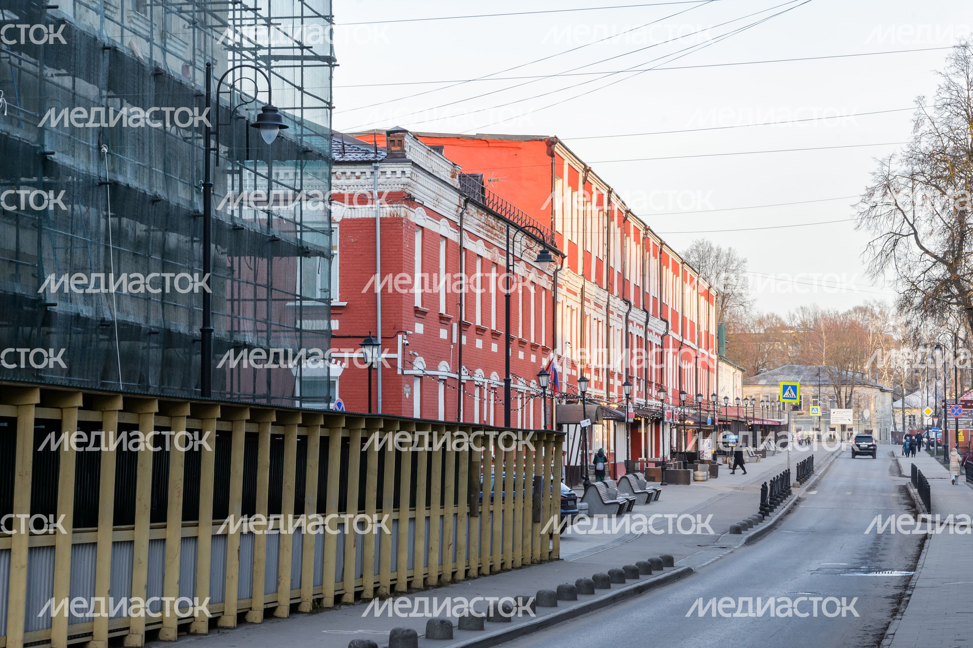 Сергиев Посад. Улица Карла Маркса. Зима Сергиев Посад. Улица Карла Маркса. Зима
