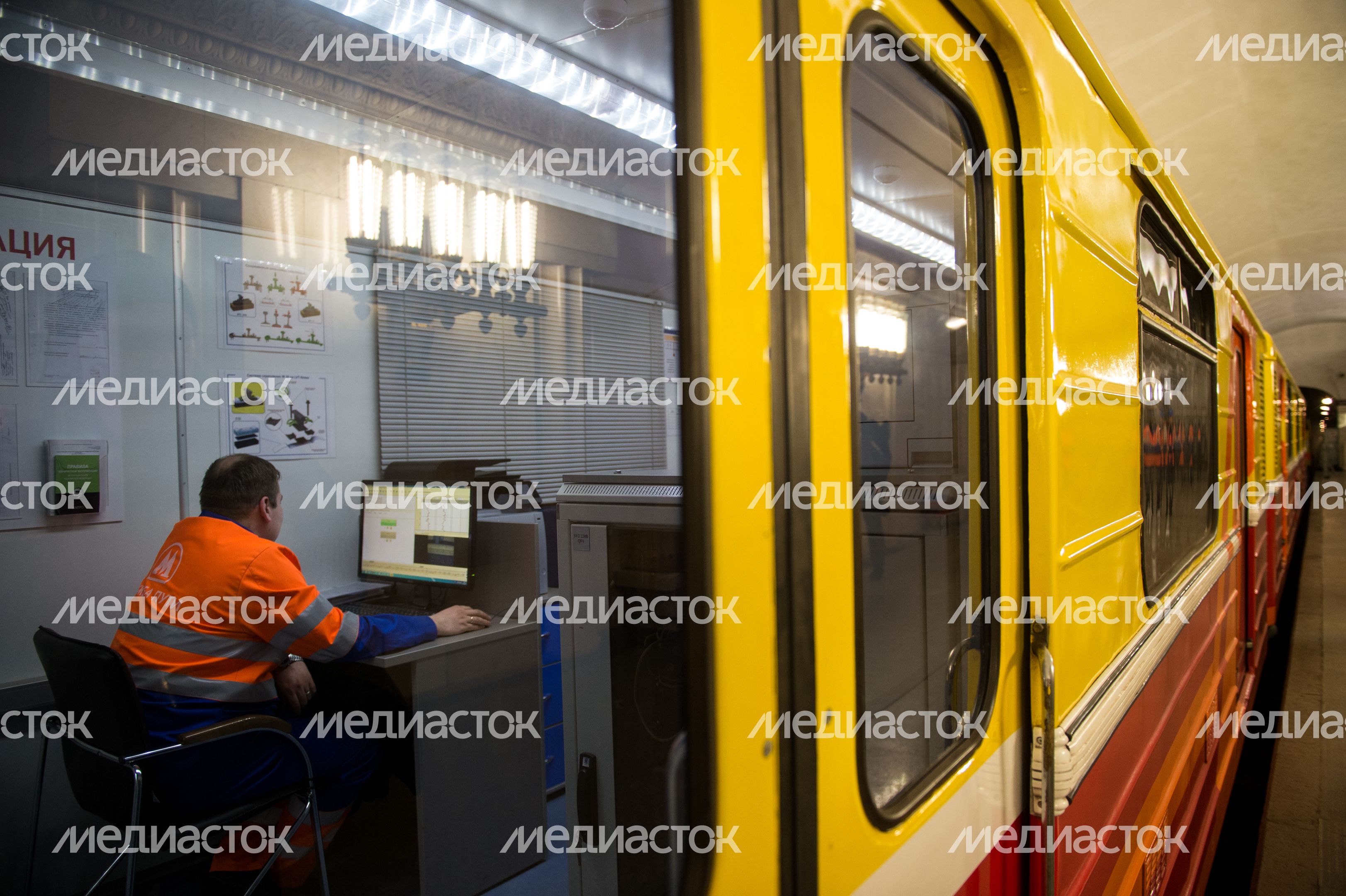 Диагностический поезд «Синергия 2» в Московском метрополитене Диагностический поезд «Синергия 2» в Московском метрополитене