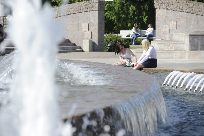 Жара в Москве