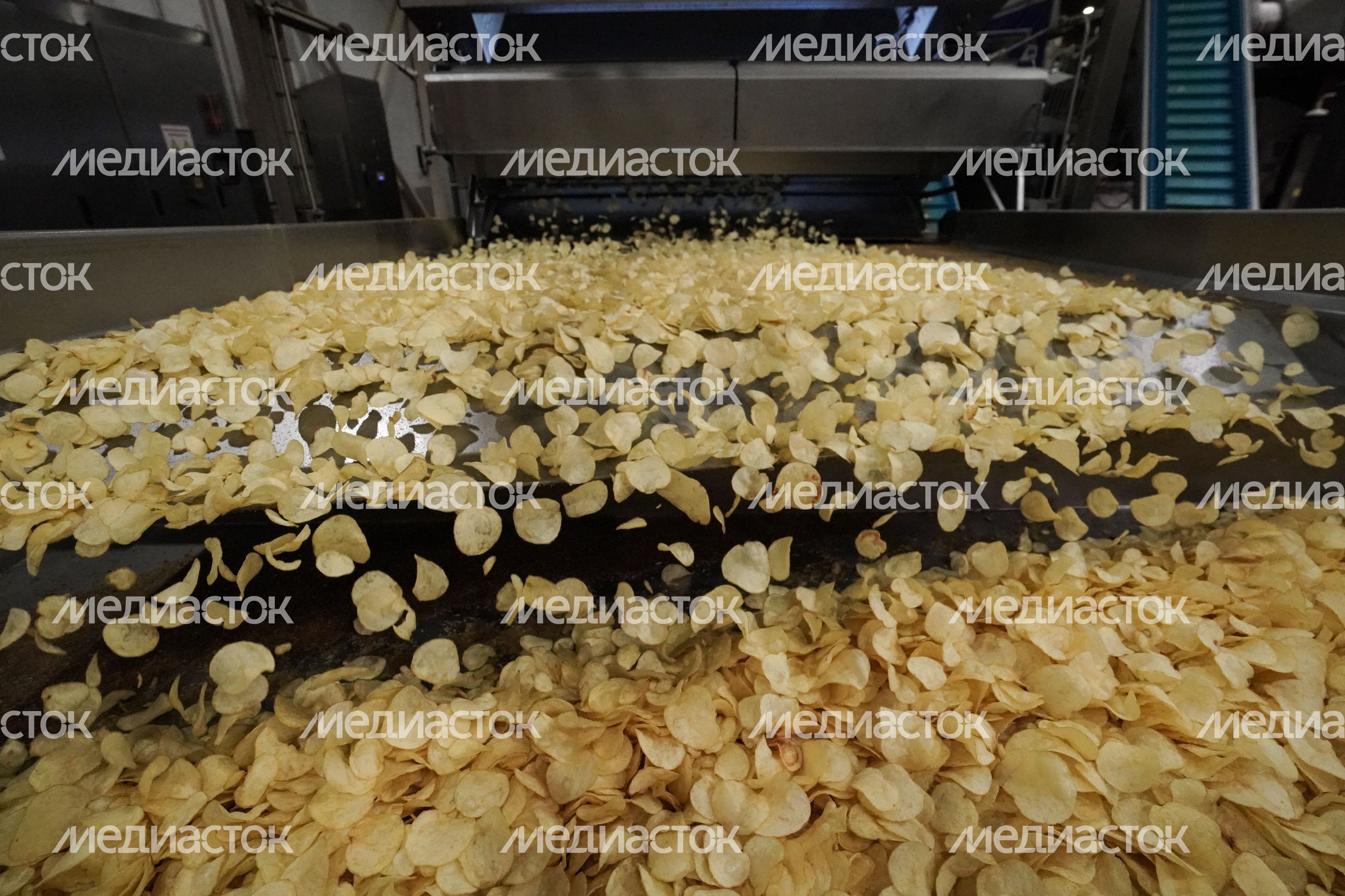 Производство чипсов Lay’s на заводе PepsiCo в Кашире Производство чипсов Lay’s на заводе PepsiCo в Кашире