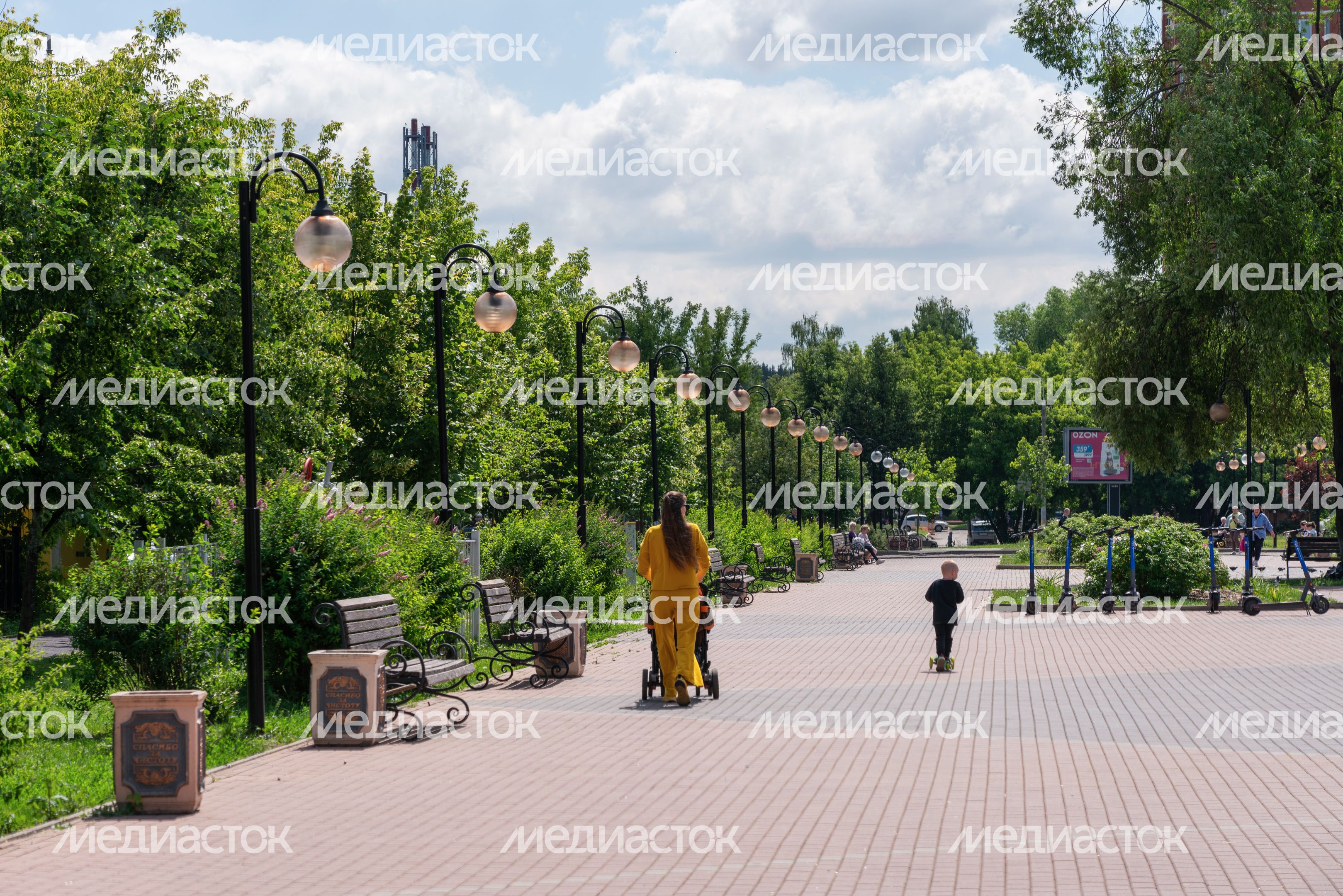 Бульвар имени кинорежиссера Е.Е. Карелова в Подольске Бульвар имени кинорежиссера Е.Е. Карелова в Подольске