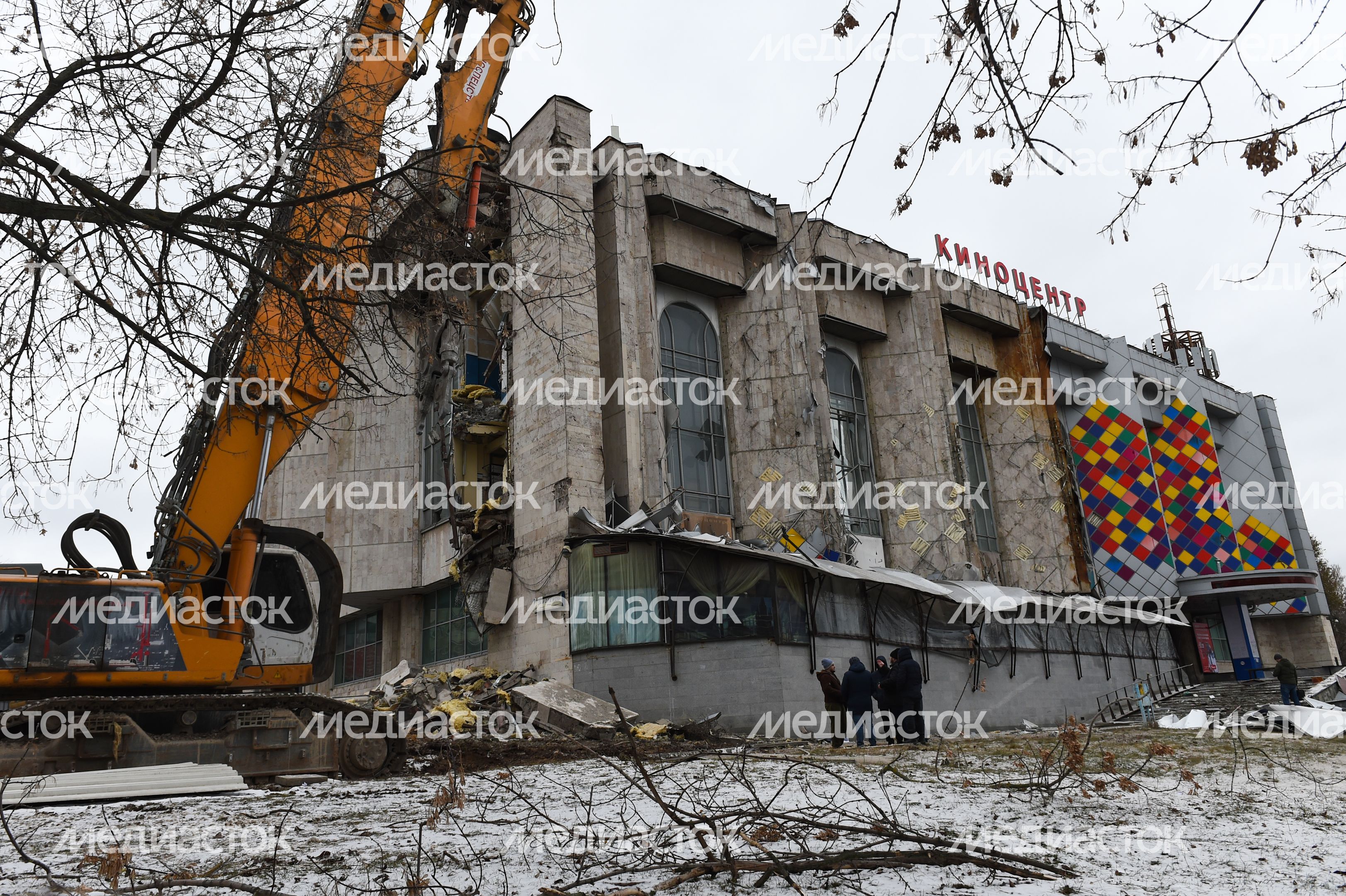 Снос кинотеатра «Соловей» в Москве