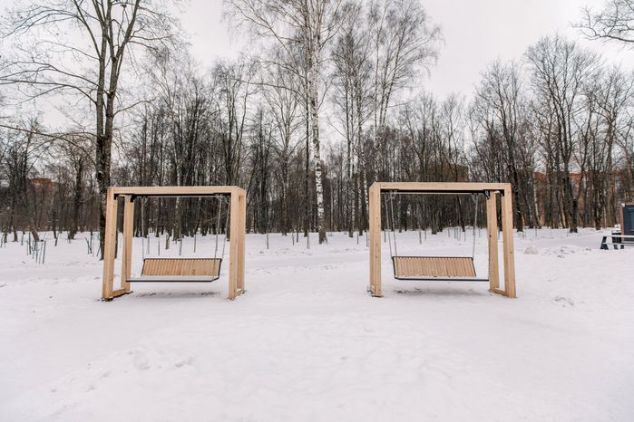 Зимний Щелковский городской парк культуры и отдыха