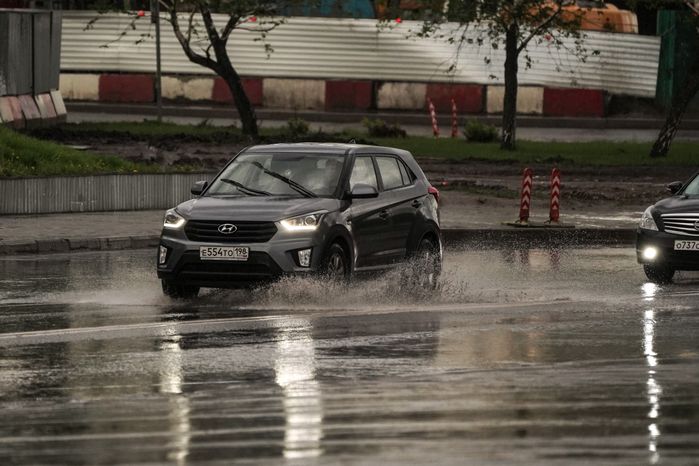 Дождливая погода в Москве