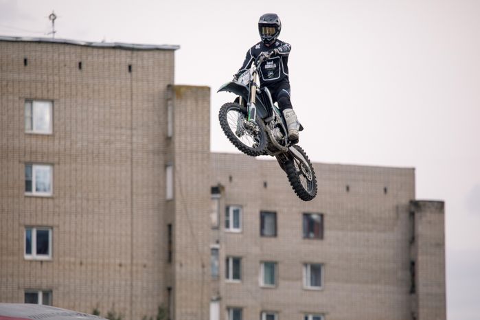 Шоу команды мотофристайла FMX13 в Лобне
