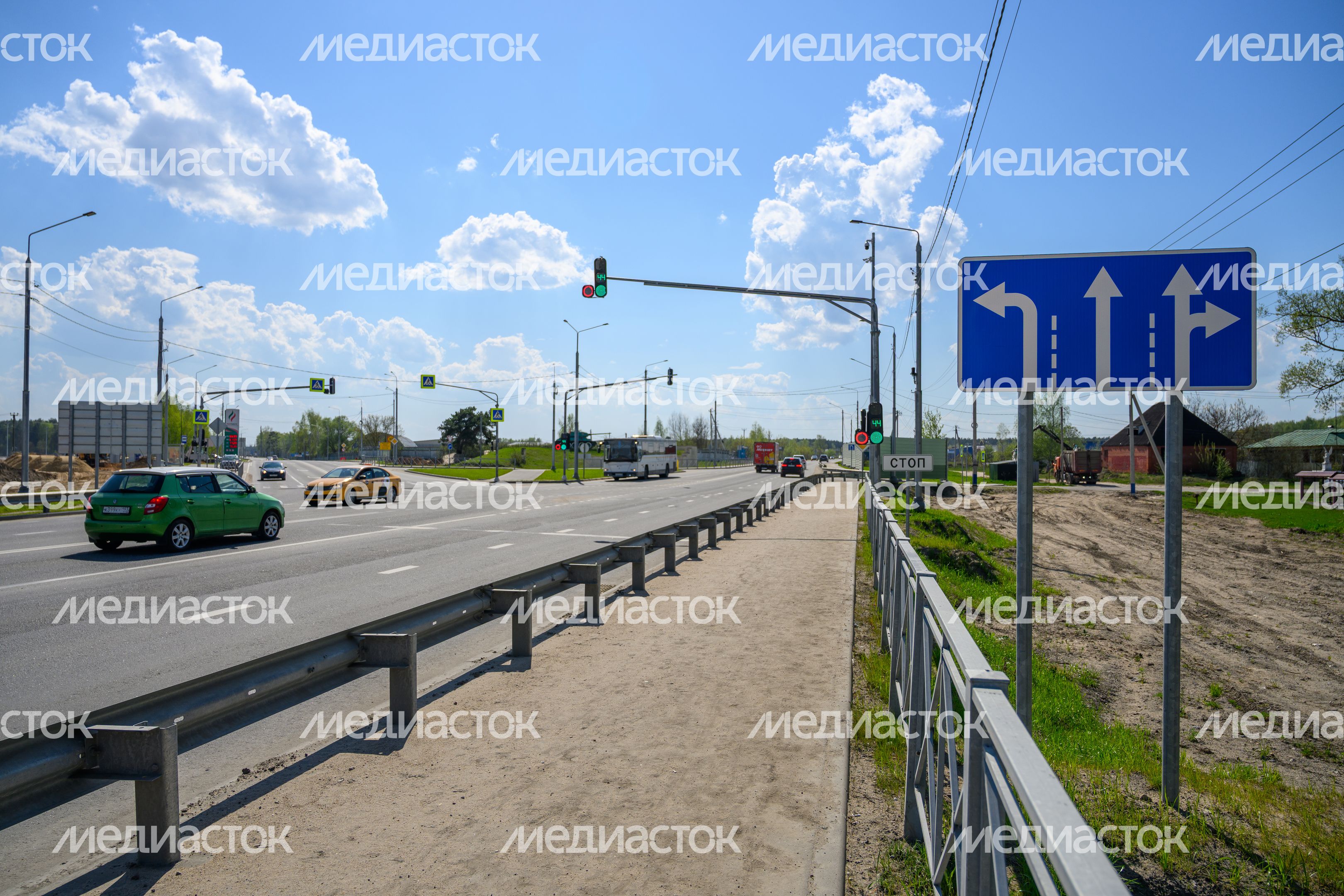 Дорога Калиново – Дракино в Серпухове после реконструкции Дорога Калиново – Дракино в Серпухове после реконструкции