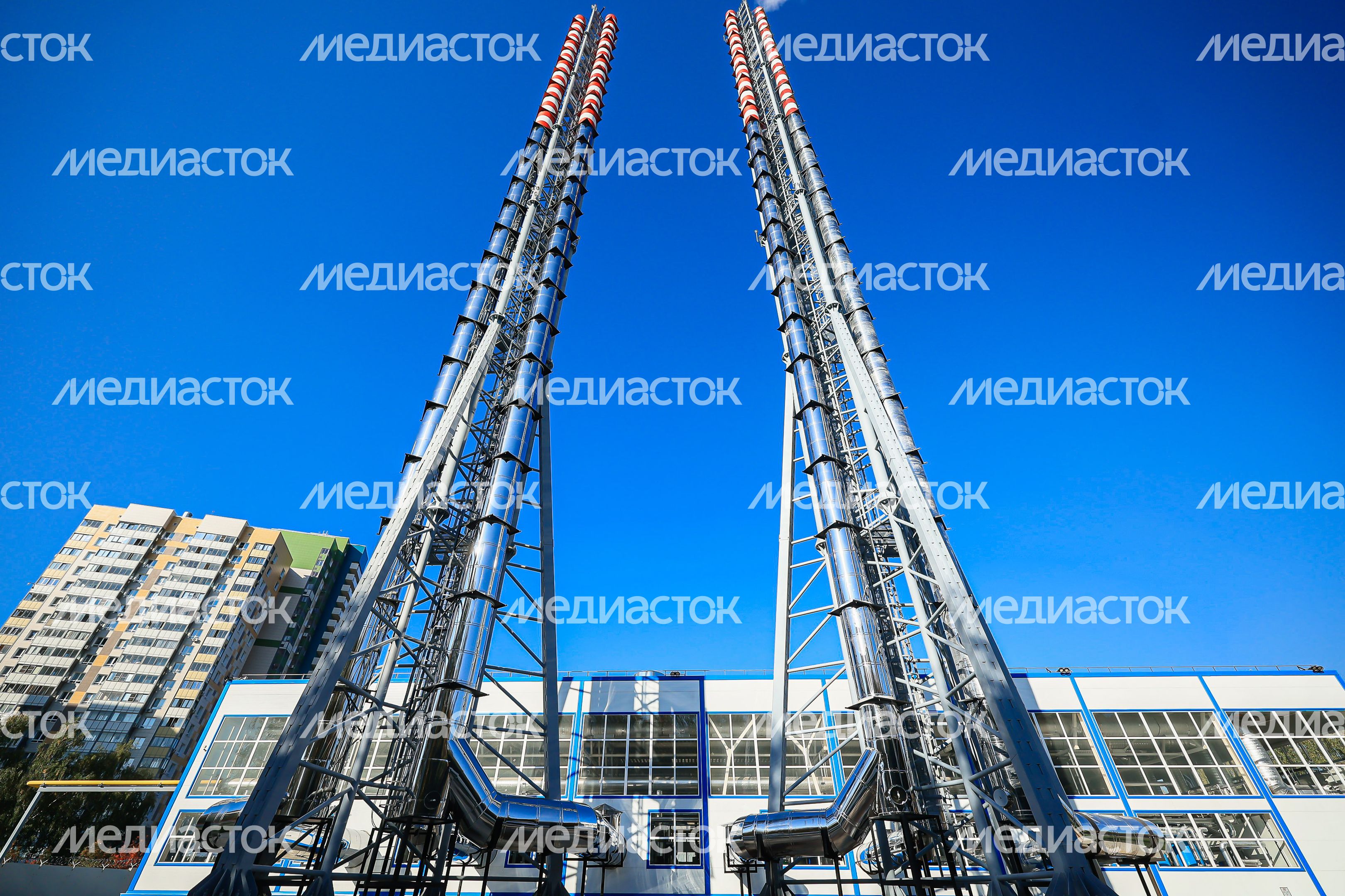 Осмотр новой котельной и реконструируемого участка теплосети в Королеве Губернатором Подмосковья
