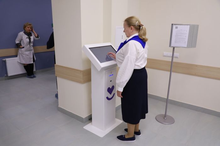Медперсонал в обновленной поликлинике в Наро-Фоминске