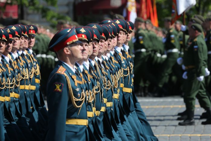 Парад Победы на Красной площади в Москве