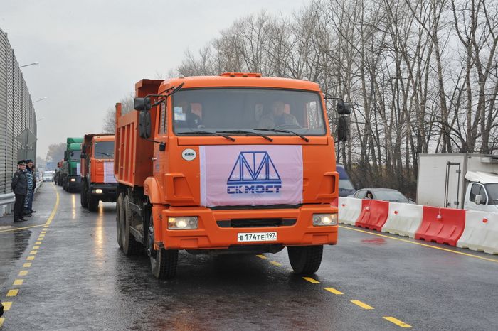 Открытие движения по путепроводу «Белые Столбы»