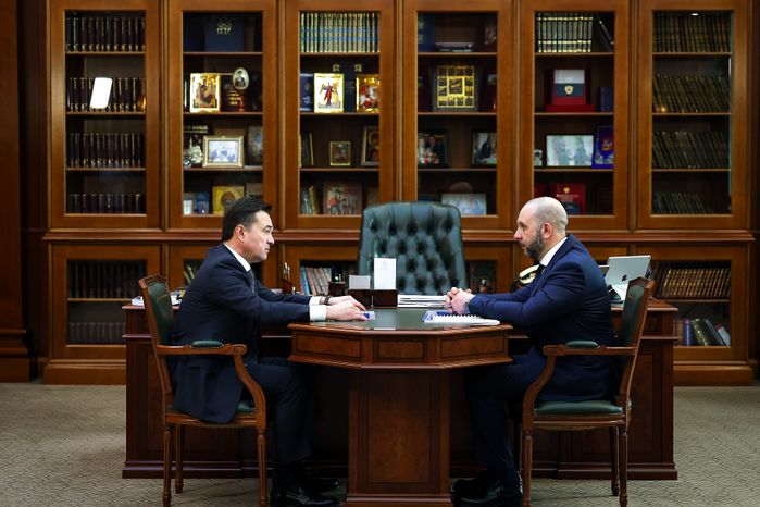 Губернатор провел рабочую встречу с главой Орехово-Зуевского г.о.