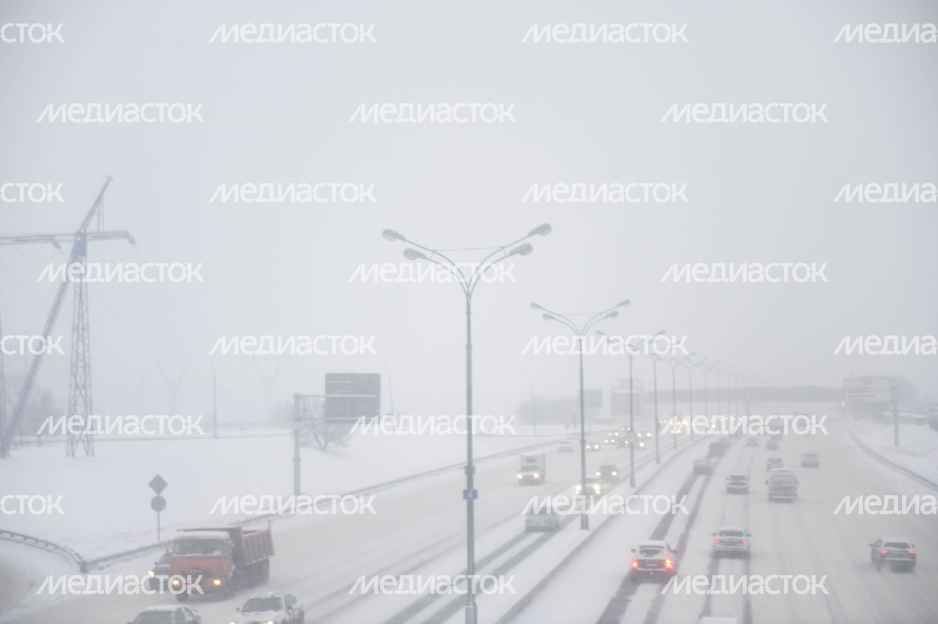 Рекордный снегопад в Москве и Подмосковье