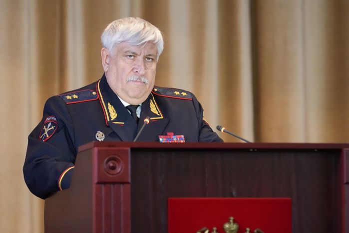 Виктор Пауков на заседании коллегии Главного управления МВД России по региону