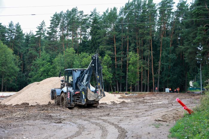 Ремонт грунтовой дороги на ул. Колхозной в Дедовске