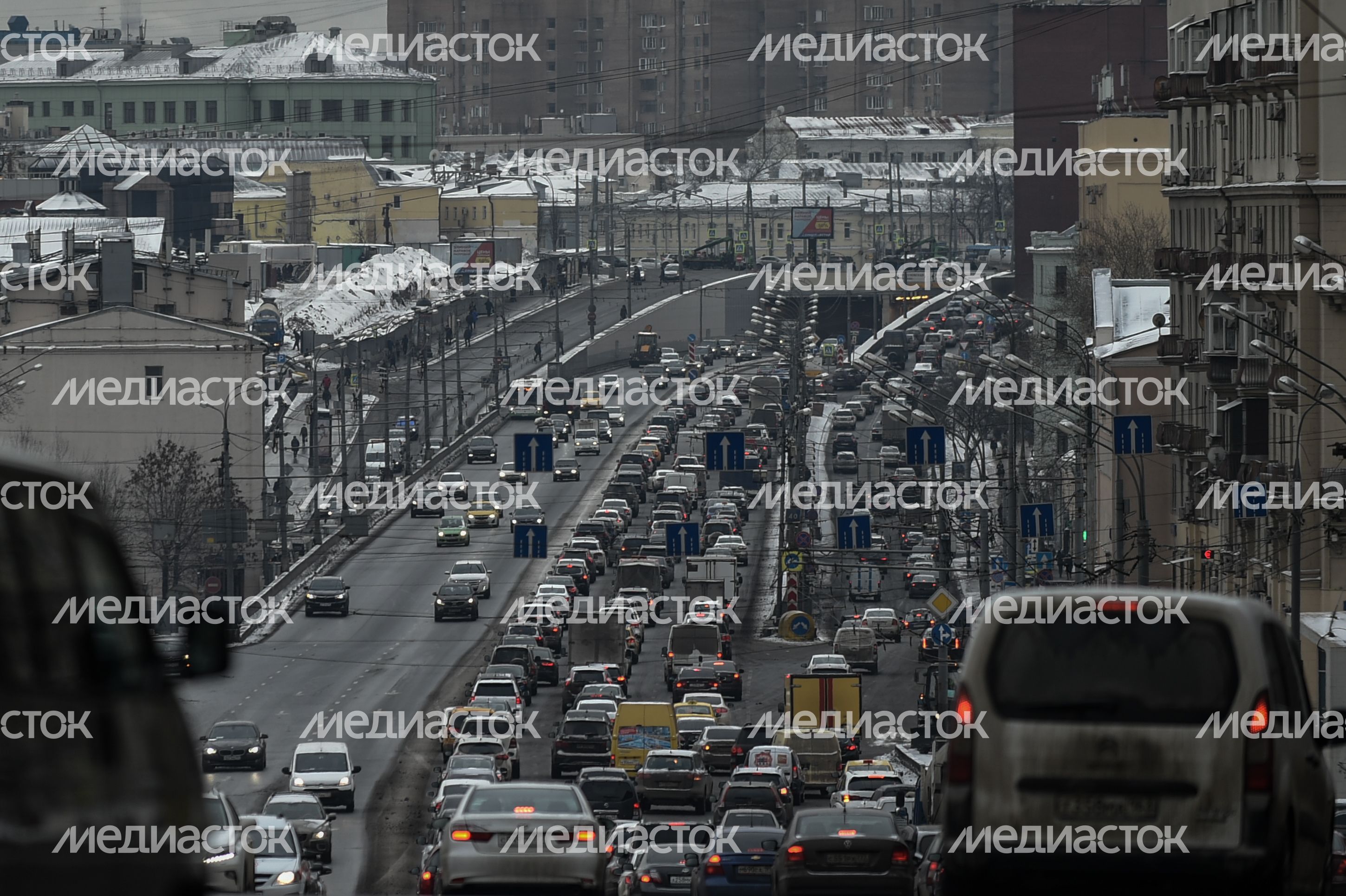 Дорожная ситуация в Москве