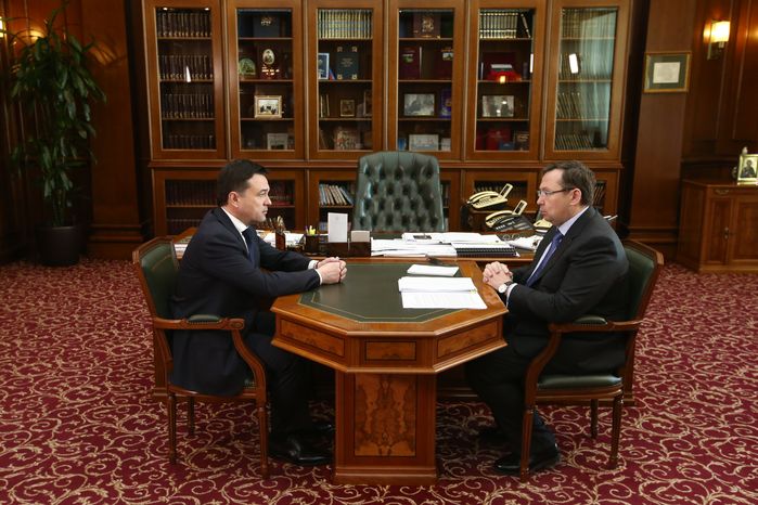 Рабочая встреча губернатора Подмосковья с заместителем председателя Правительства региона