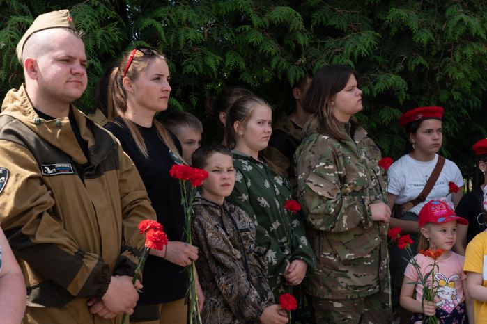 Деревня Слобода. Перезахоронение солдат ВОВ