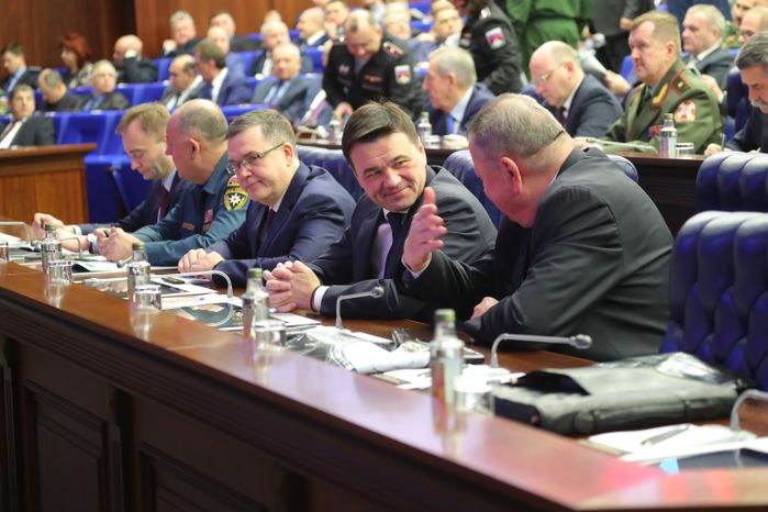Вручение почетного кубка Московской области от Министерства обороны РФ