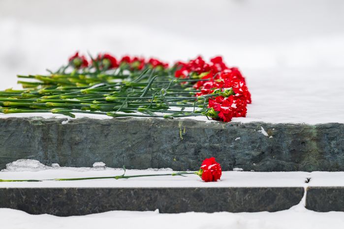 Возложение цветов к памятнику первому космонавту Юрию Гагарину в Звездном городке