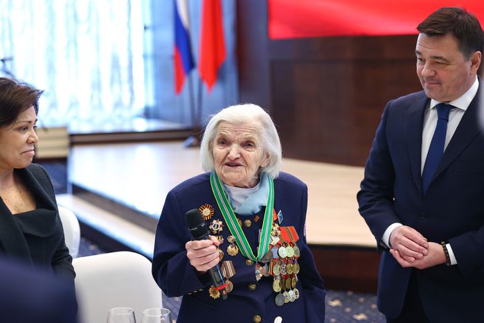 Торжественное мероприятие, посвященное 35-летию совета ветеранов Подмосковья, с участием Губернатора Московской области