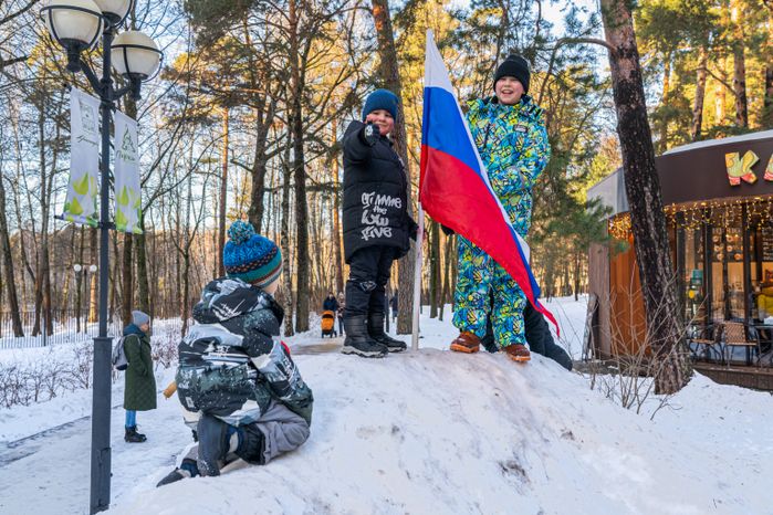 Спортивное мероприятие «Зимние рекорды» в детском городке «Сказочный»