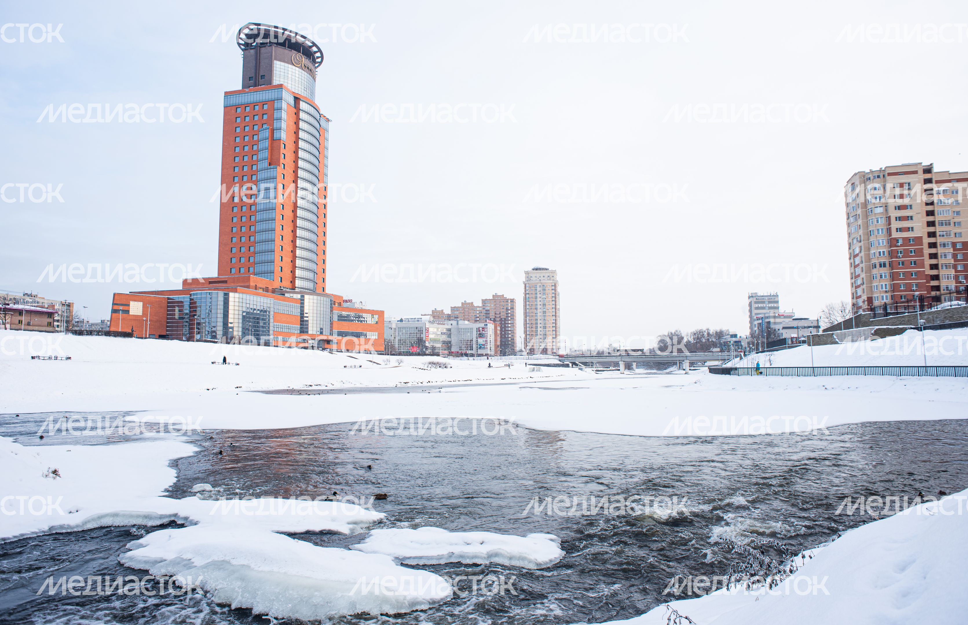 Зимние виды города Щелково