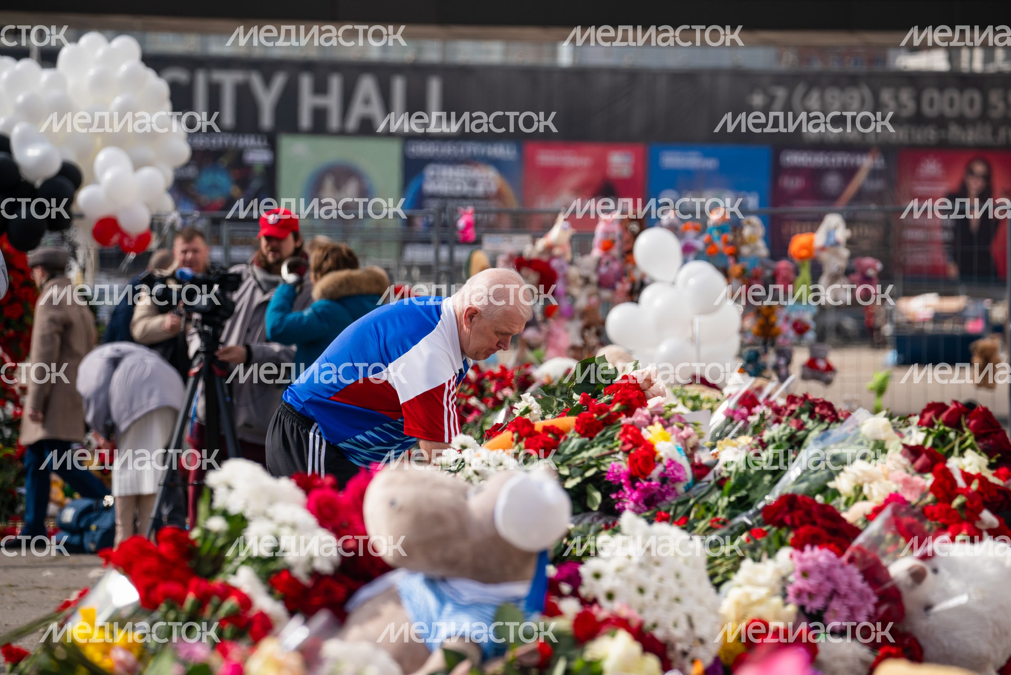 Мемориал памяти погибших в «Крокус Сити Холле» в Красногорске