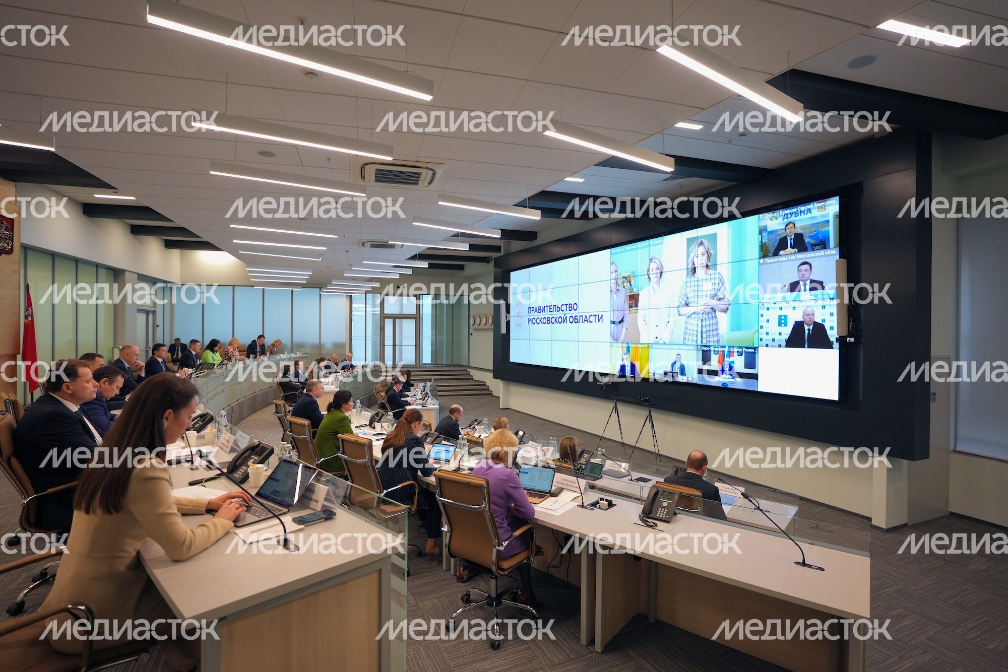 Поздравление  губернатором Подмосковья по видеоконференцсвязи родителей и воспитателей с открытием детского сада №78  «Умка»