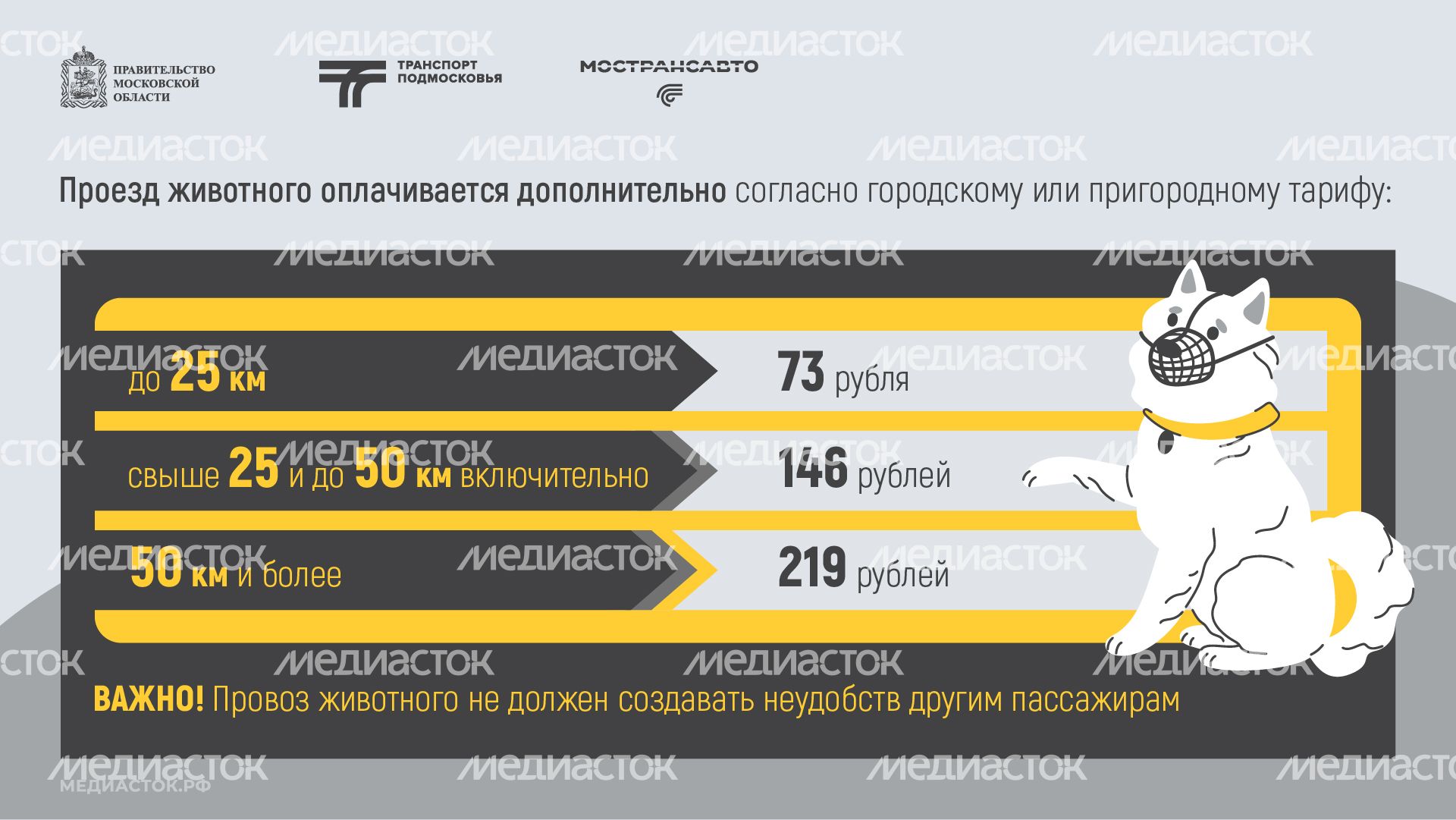 Правила перевозки животных горизонталь 06