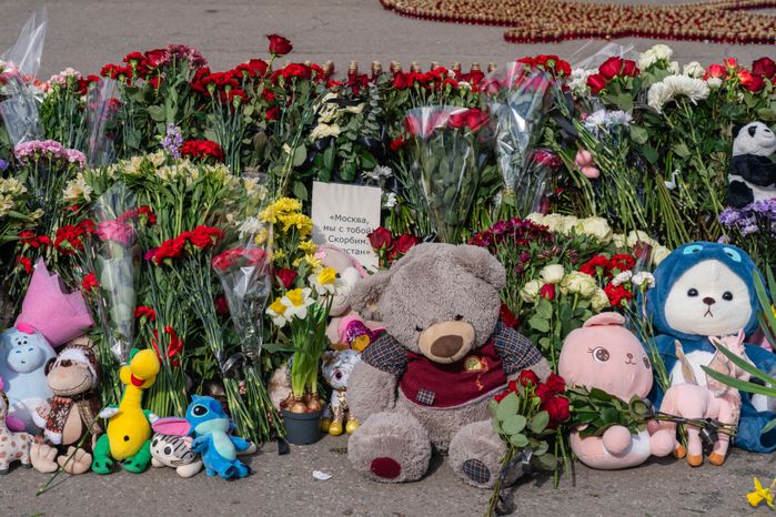 Мемориал памяти погибших в «Крокус Сити Холле» в Красногорске