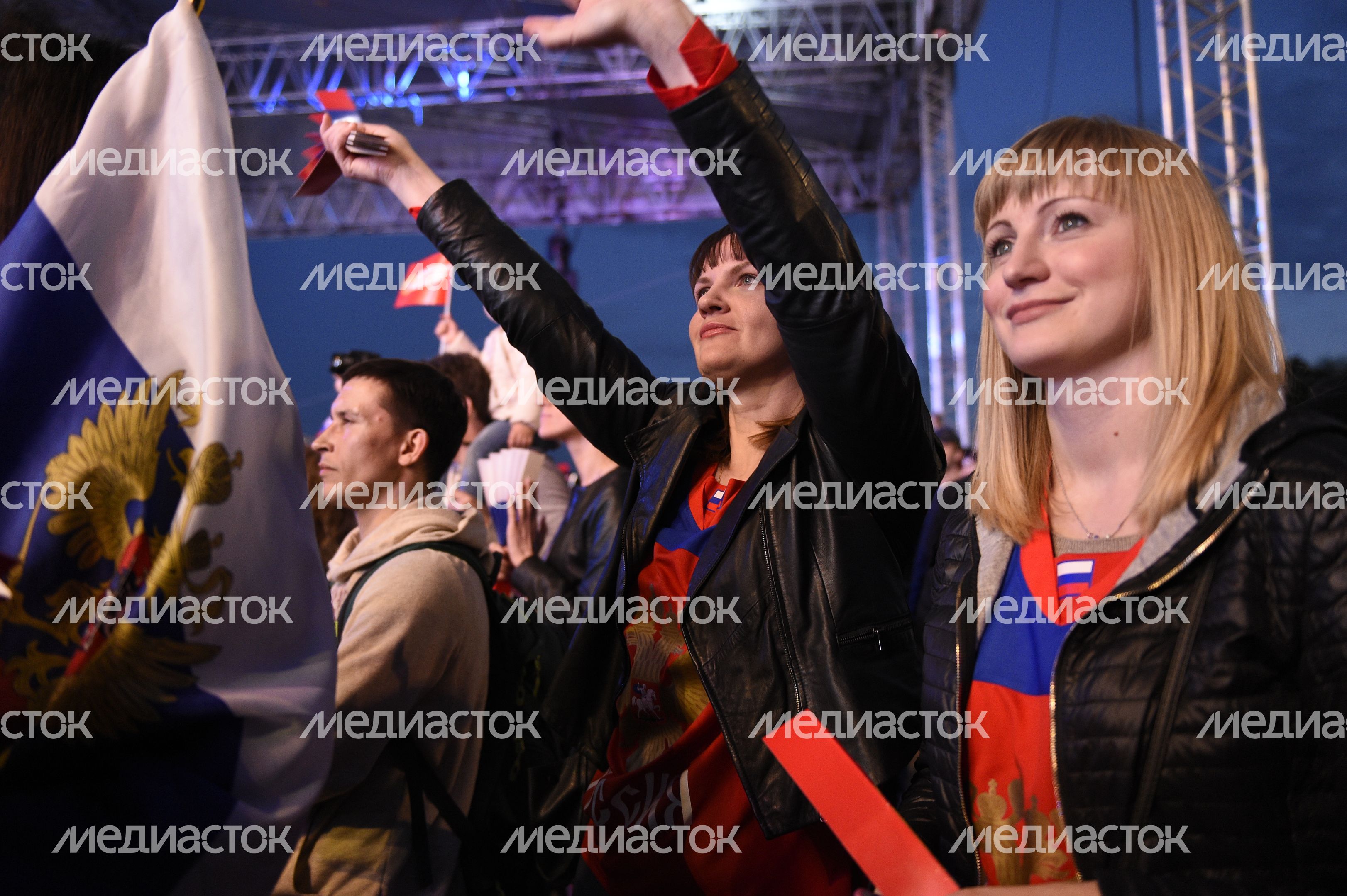 Фан-зона чемпионата мира по хоккею в Москве