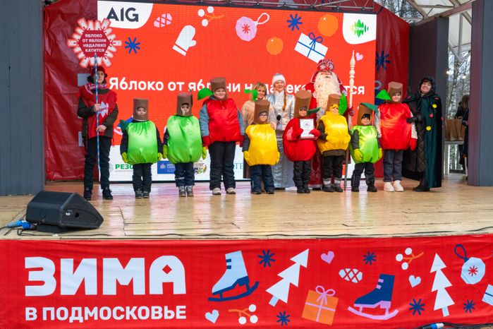 Новогодний уличный карнавал в Клину