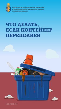Контейнер переполнен вертикаль 01