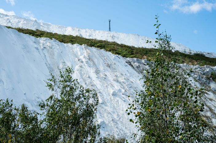 Белая гора в городе Воскресенск